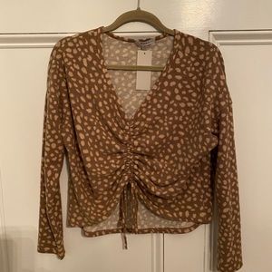 NWT tie front GAZE SHIRT